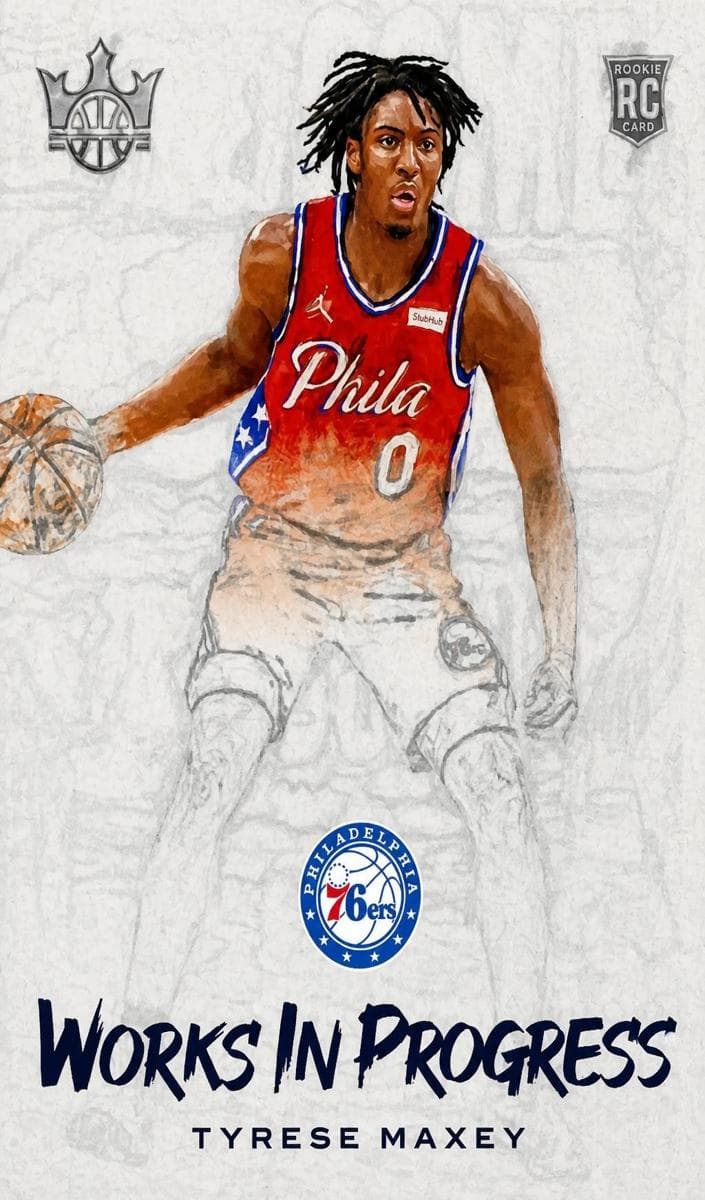 Tyrese Maxey 2020 panini Panini Court Kings