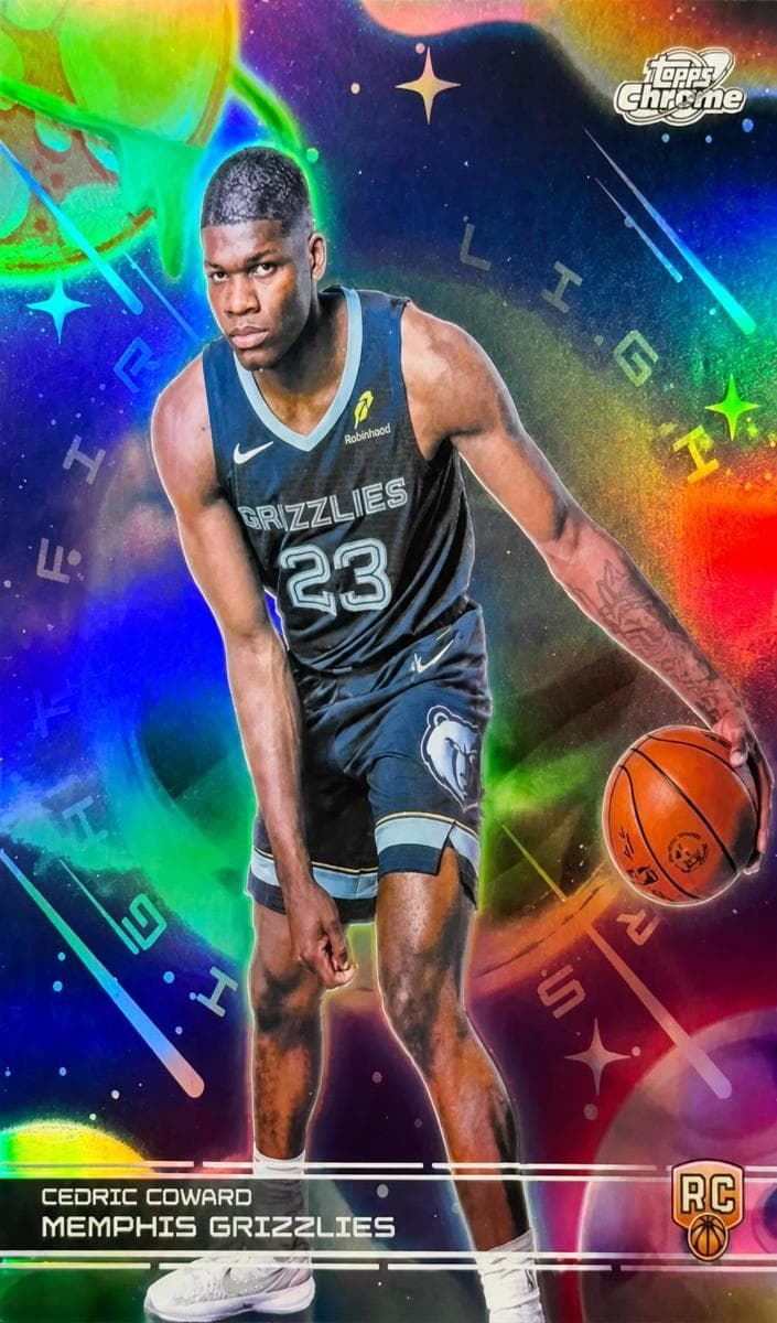 Cedric Coward 2025 topps Topps Cosmic Chrome