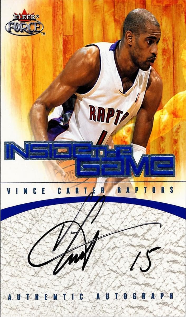 Vince Carter 2001 fleer Force