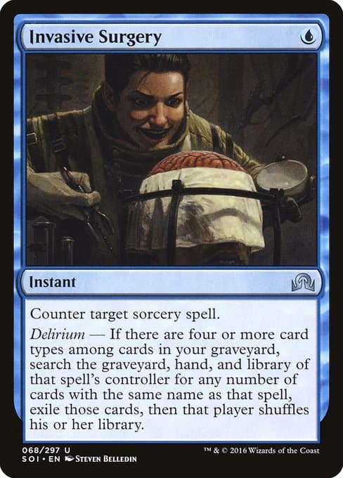 Invasive Surgery 2016 Magic: The Gathering Shadows Over Innistrad