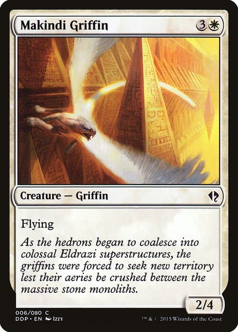 Makindi Griffin 2015 Magic: The Gathering Duel Deck: Zendikar vs. Eldrazi
