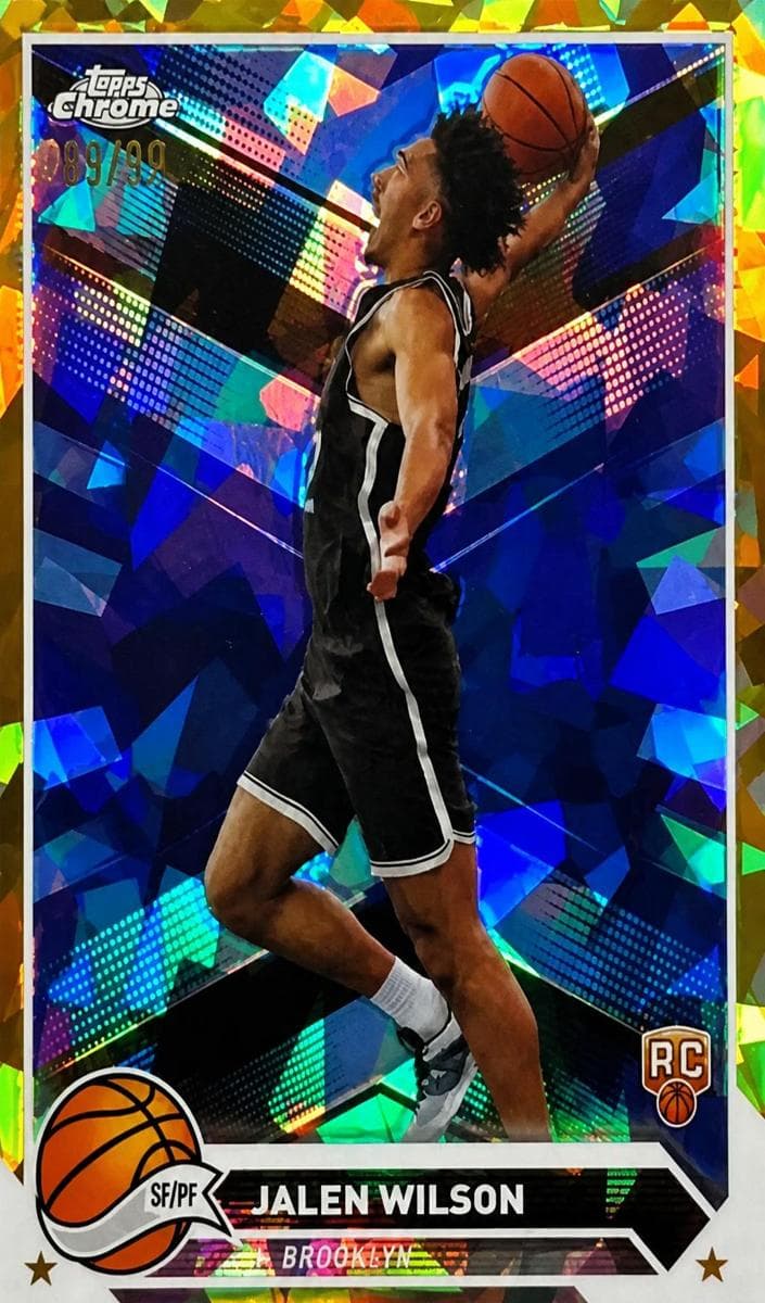 Jalen Wilson 2023 topps Topps Chrome Sapphire Edition