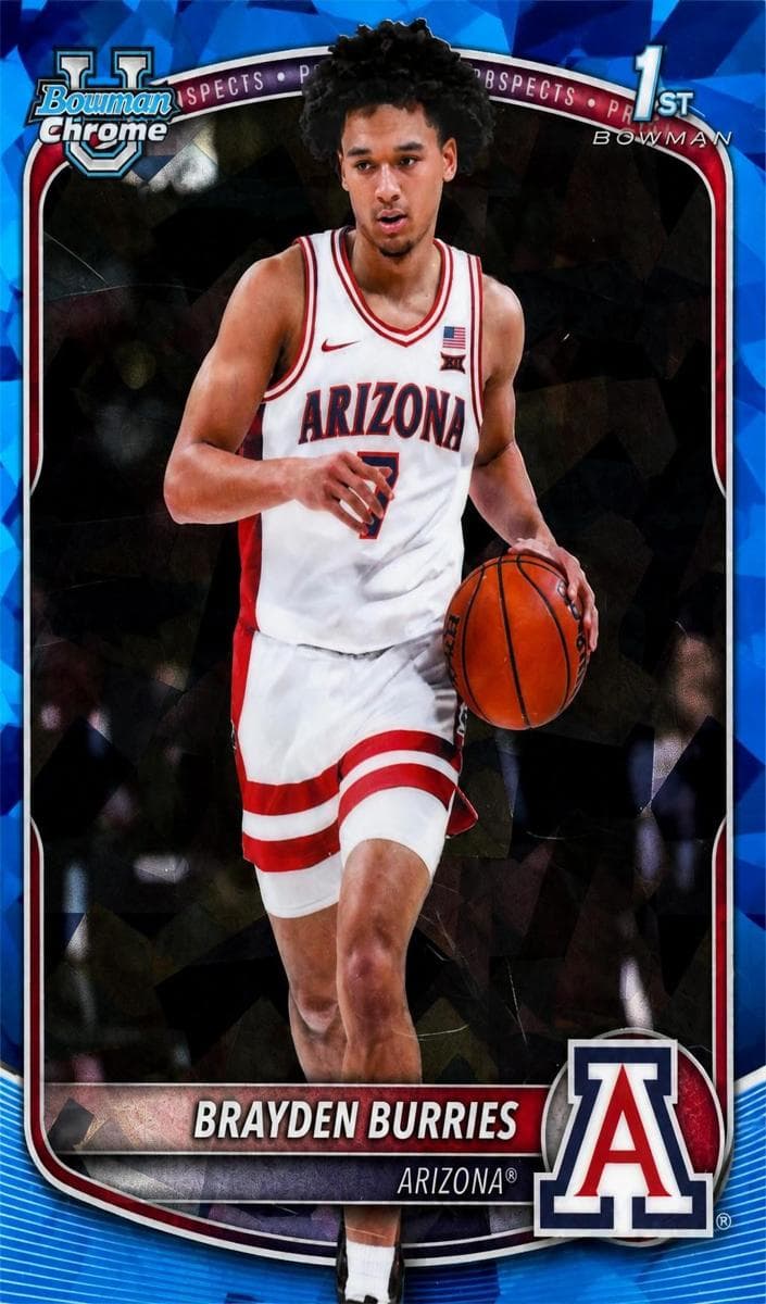Brayden Burries 2025 bowman Bowman Sapphire