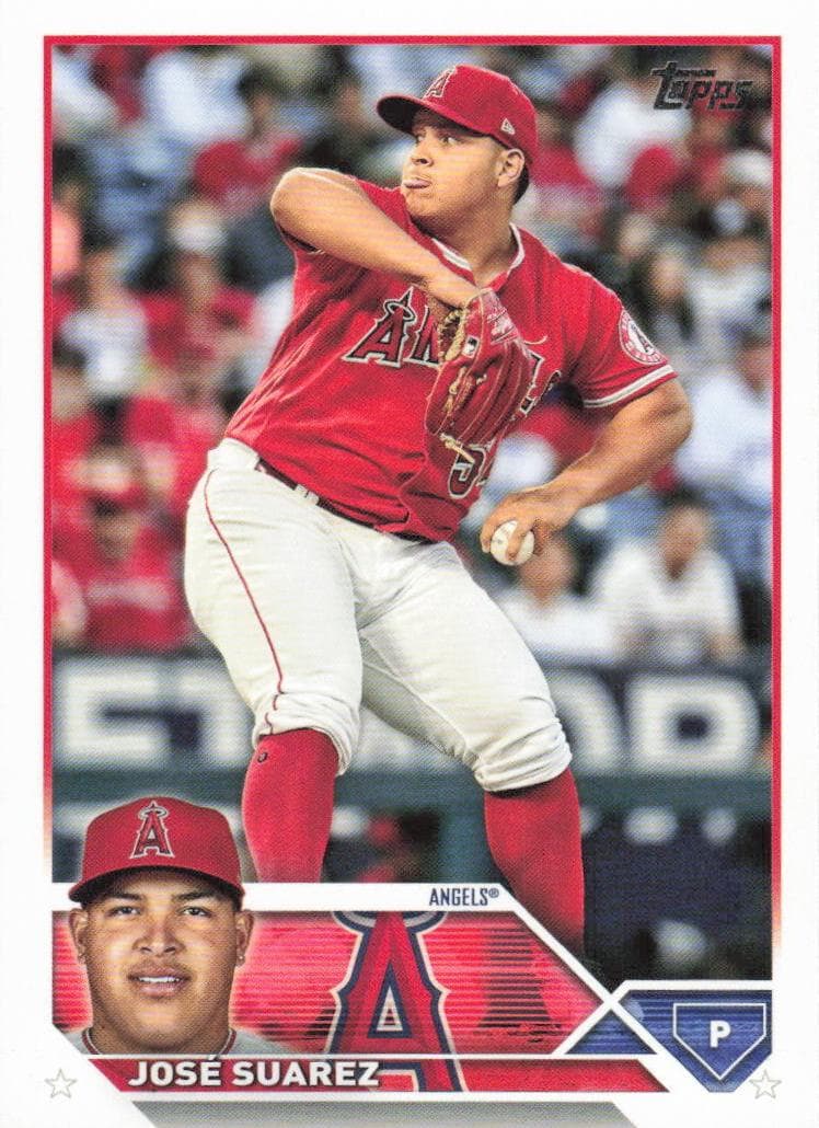 Jose Suarez trading card