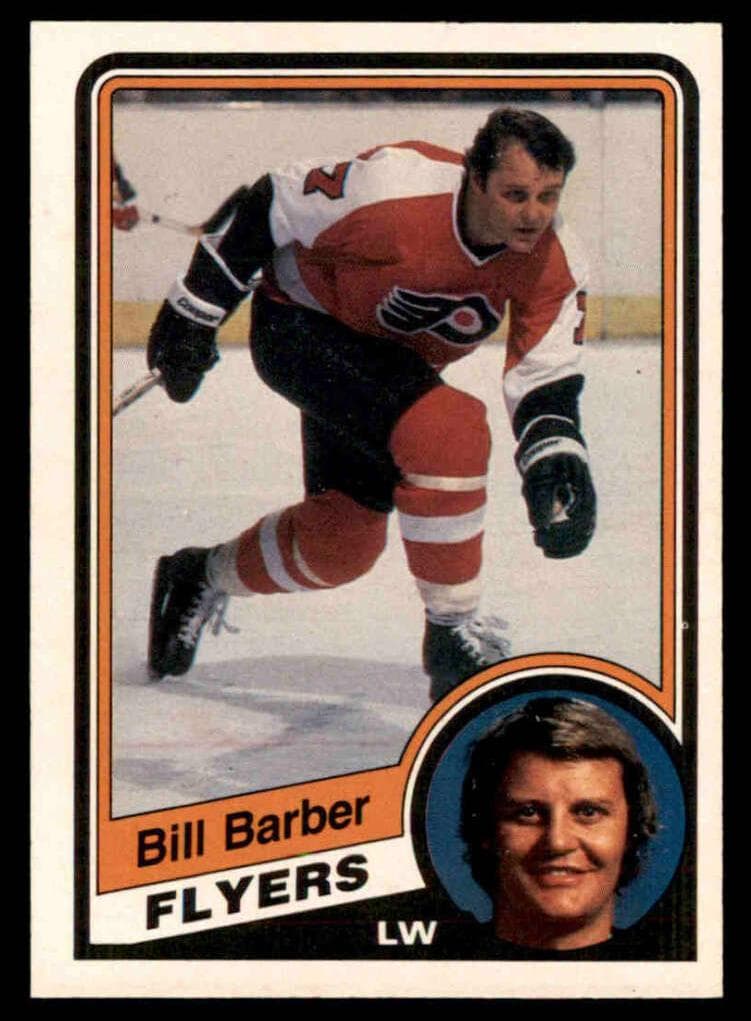 Bill Barber 1984 topps O-Pee-Chee