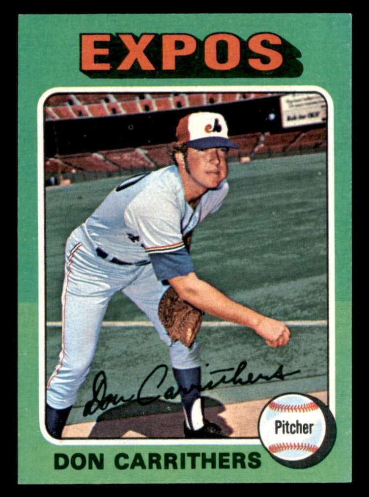 Don Carrithers 1975 topps Topps