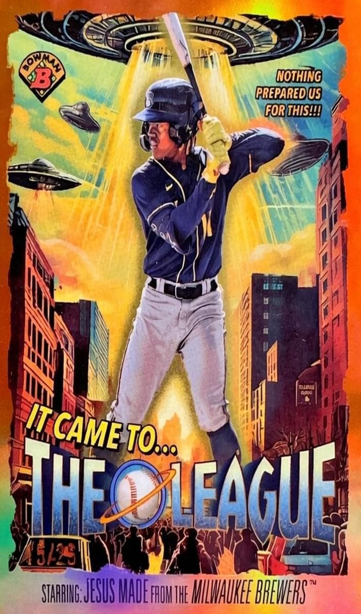 Jesus Made 2025 bowman Bowman Chrome