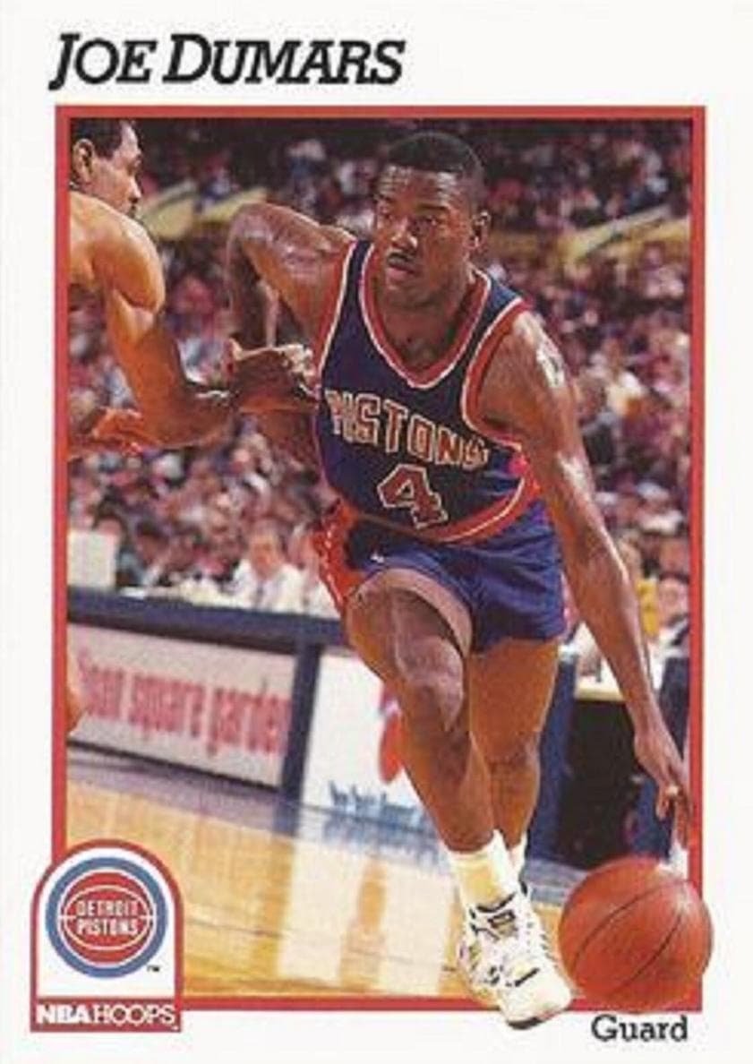 Joe Dumars 1991 panini Hoops