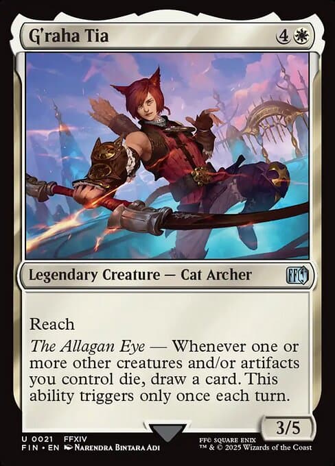 G'raha Tia 2025 Magic: The Gathering Final Fantasy