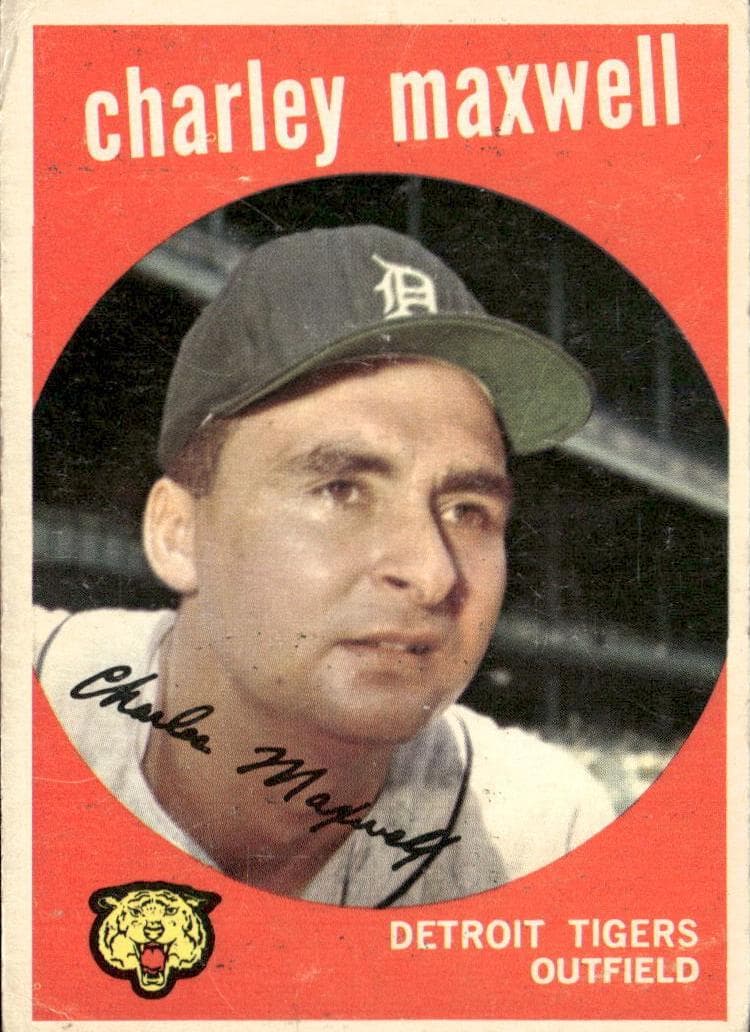 Charley Maxwell 1959 topps Topps