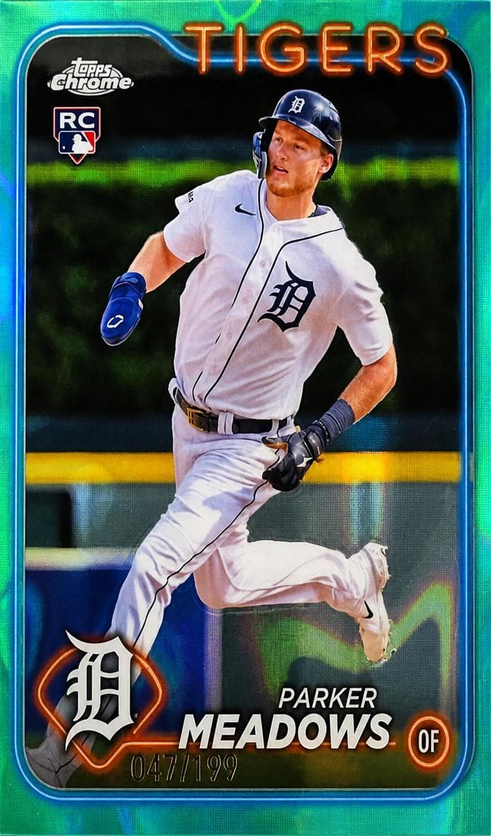 Parker Meadows trading card