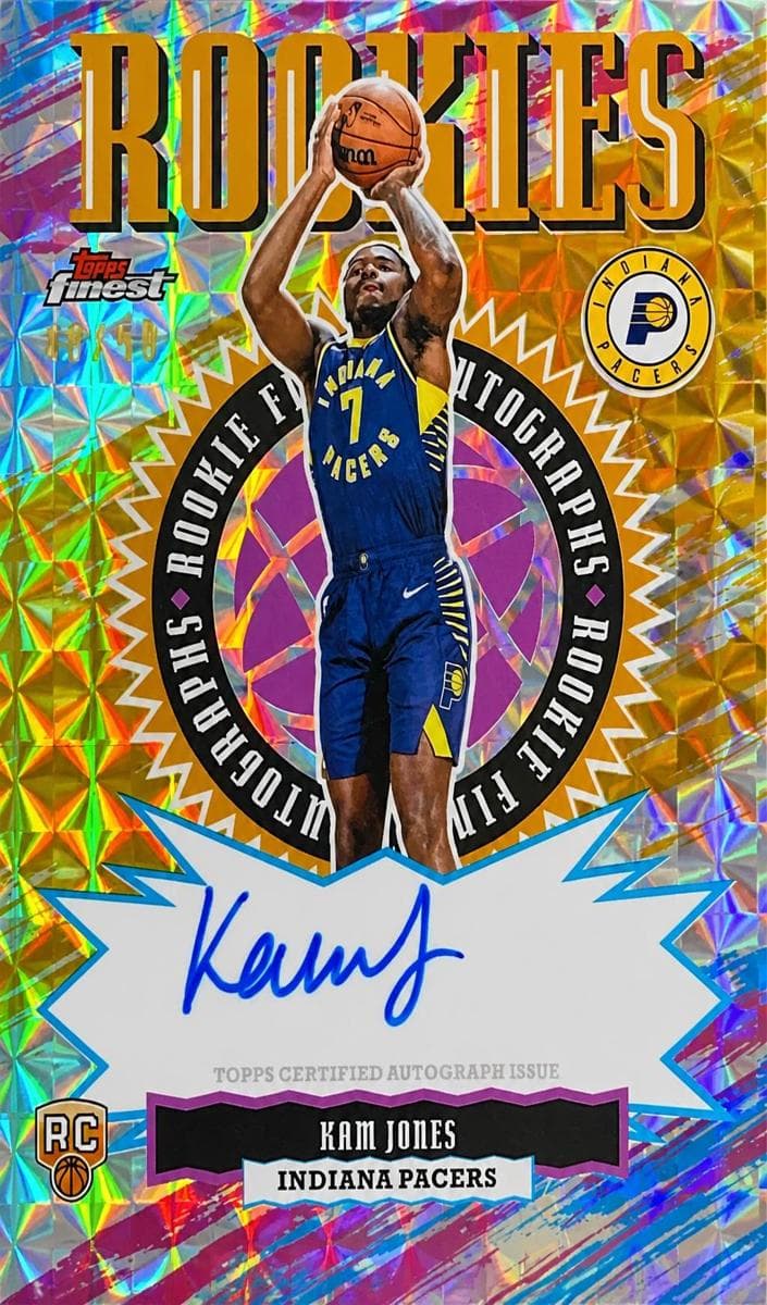 Kam Jones 2025 topps Topps Finest