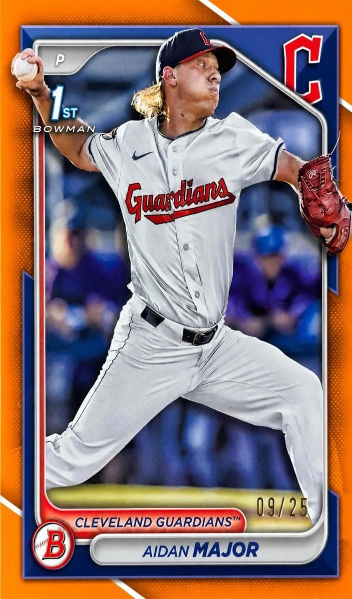 Aidan Major 2024 bowman Bowman Draft