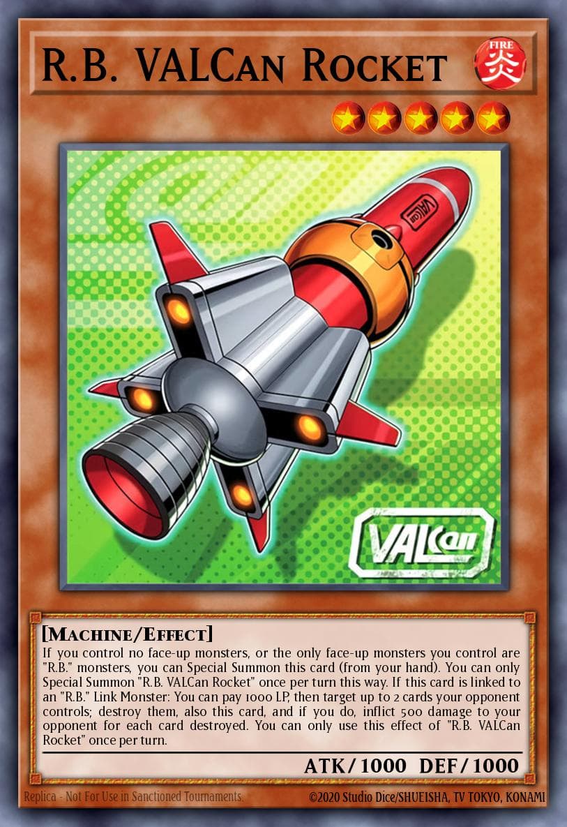 R.B. VALCan Rocket 2025 Yu-Gi-Oh! Duelist's Advance