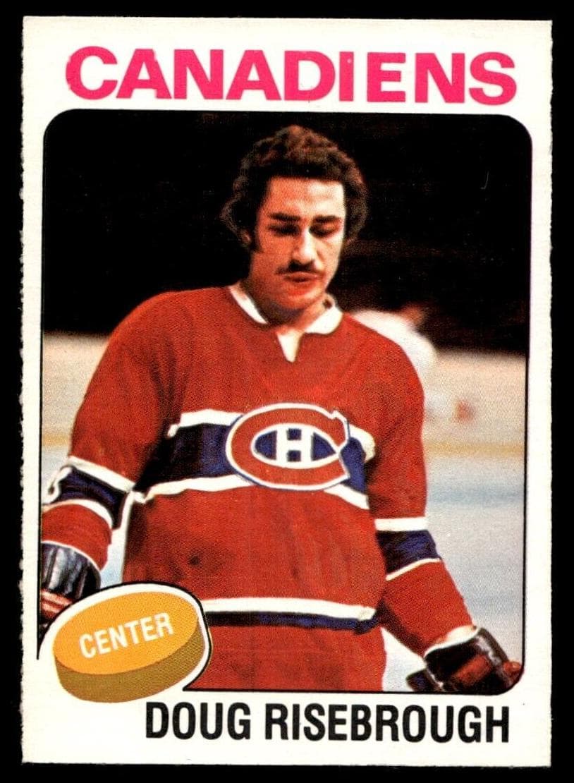 Doug Risebrough 1975 topps