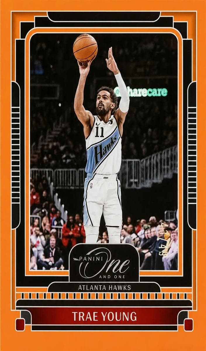 Trae Young 2024 panini Panini One and One