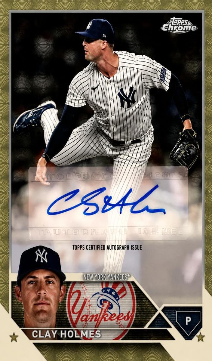 Clay Holmes 2023 topps Topps Chrome Update