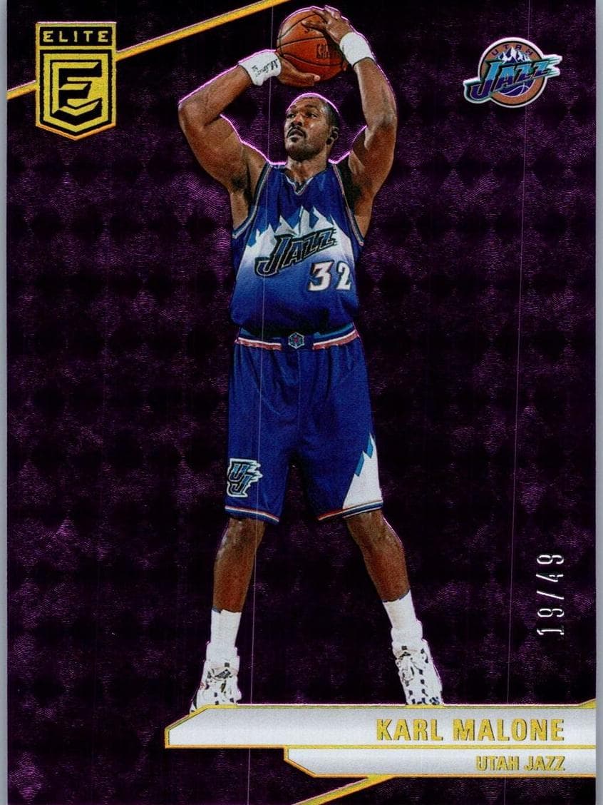 Karl Malone 2023 panini Donruss Elite