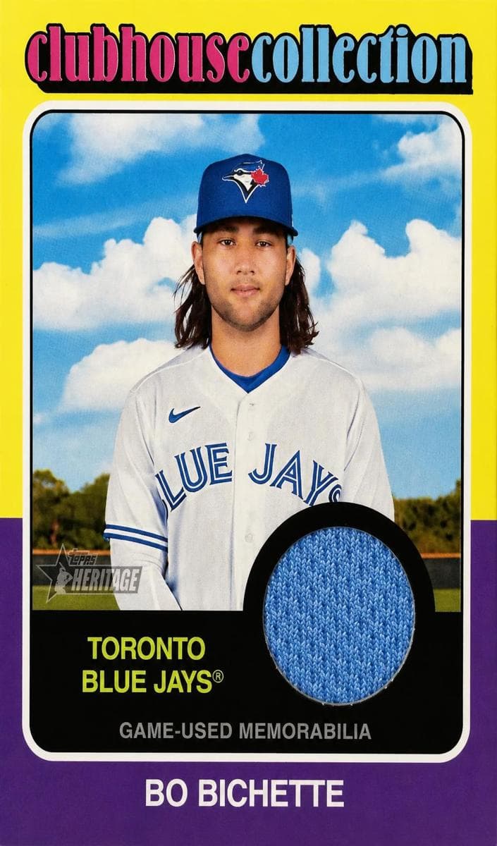 Bo Bichette 2024 topps Topps Heritage