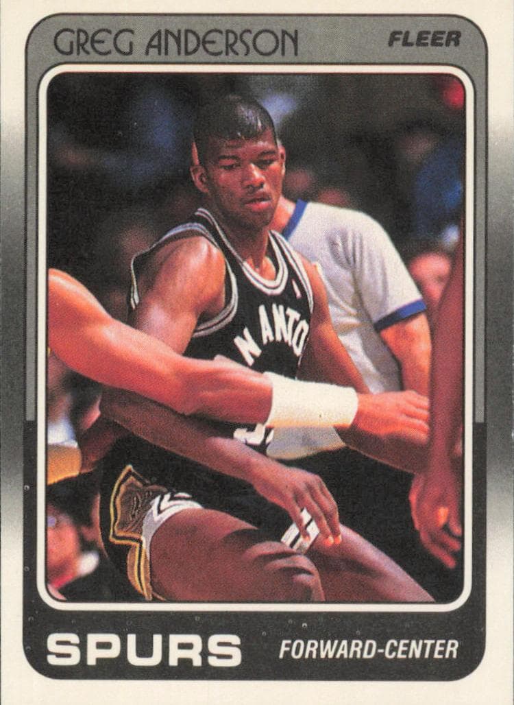 Greg Anderson trading card