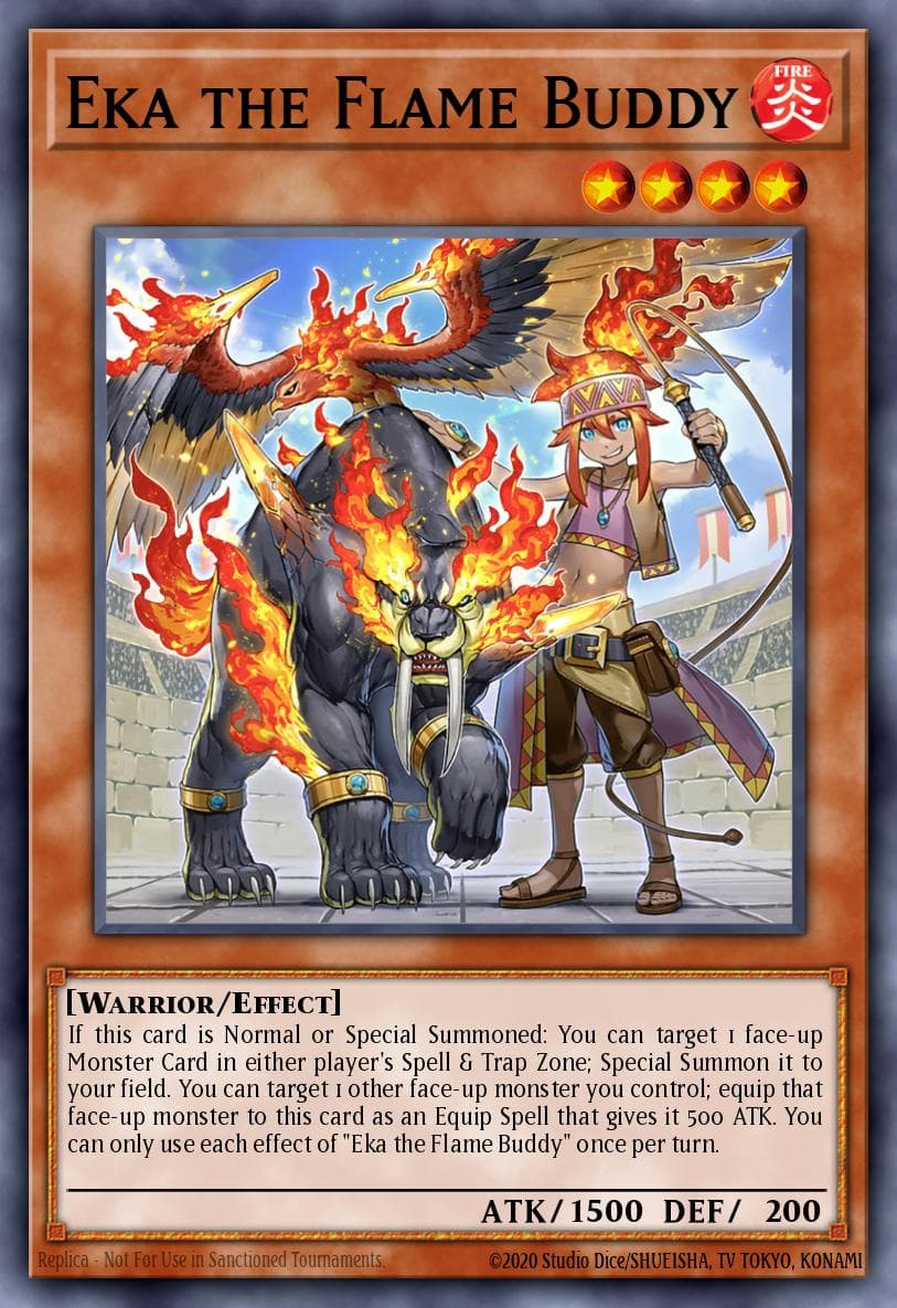 Eka the Flame Buddy 2022 Yu-Gi-Oh! Power Of The Elements