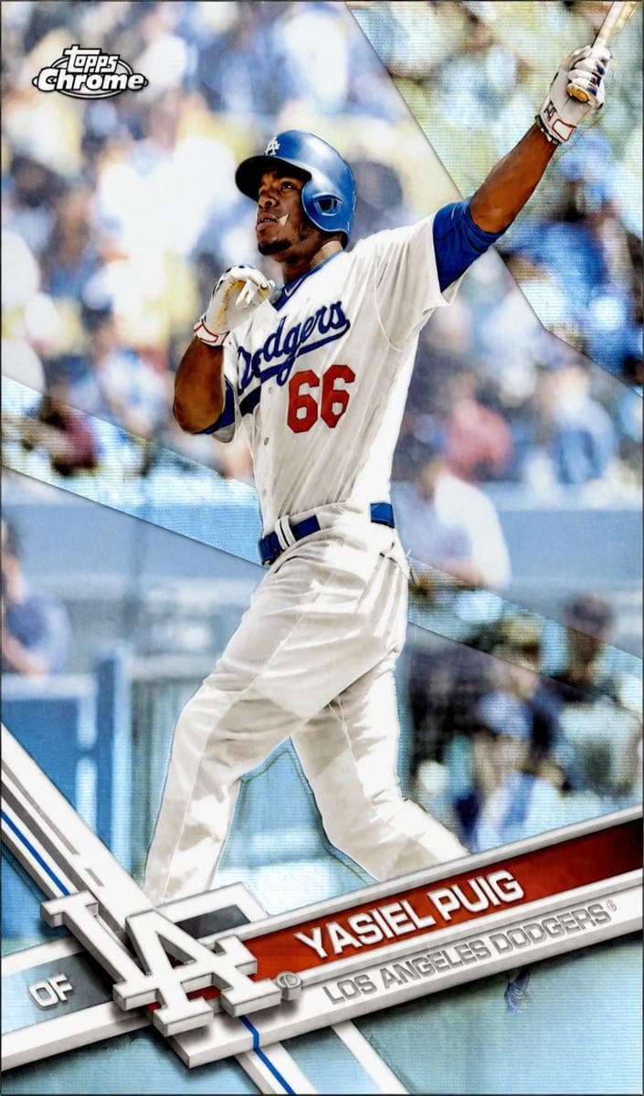 Yasiel Puig 2017 topps Topps Chrome