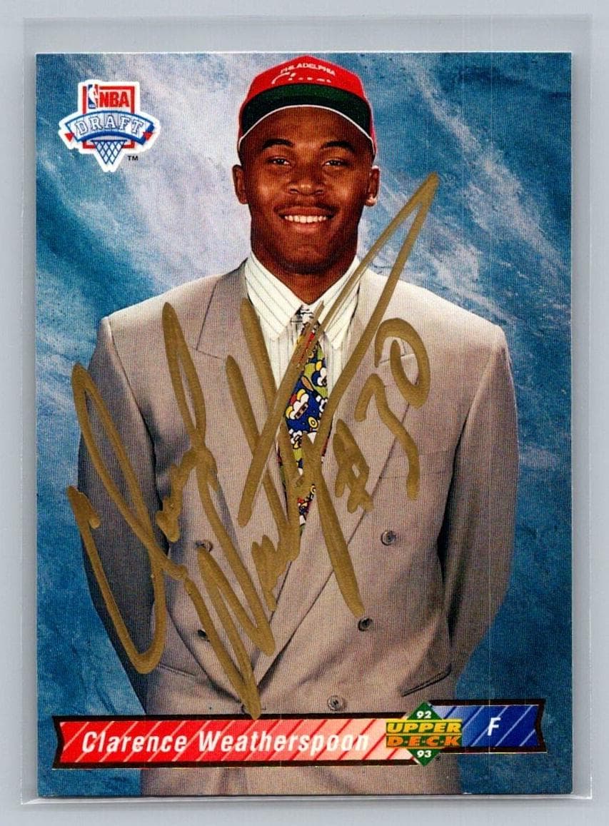 Clarence Weatherspoon 1992 upper-deck Upper Deck