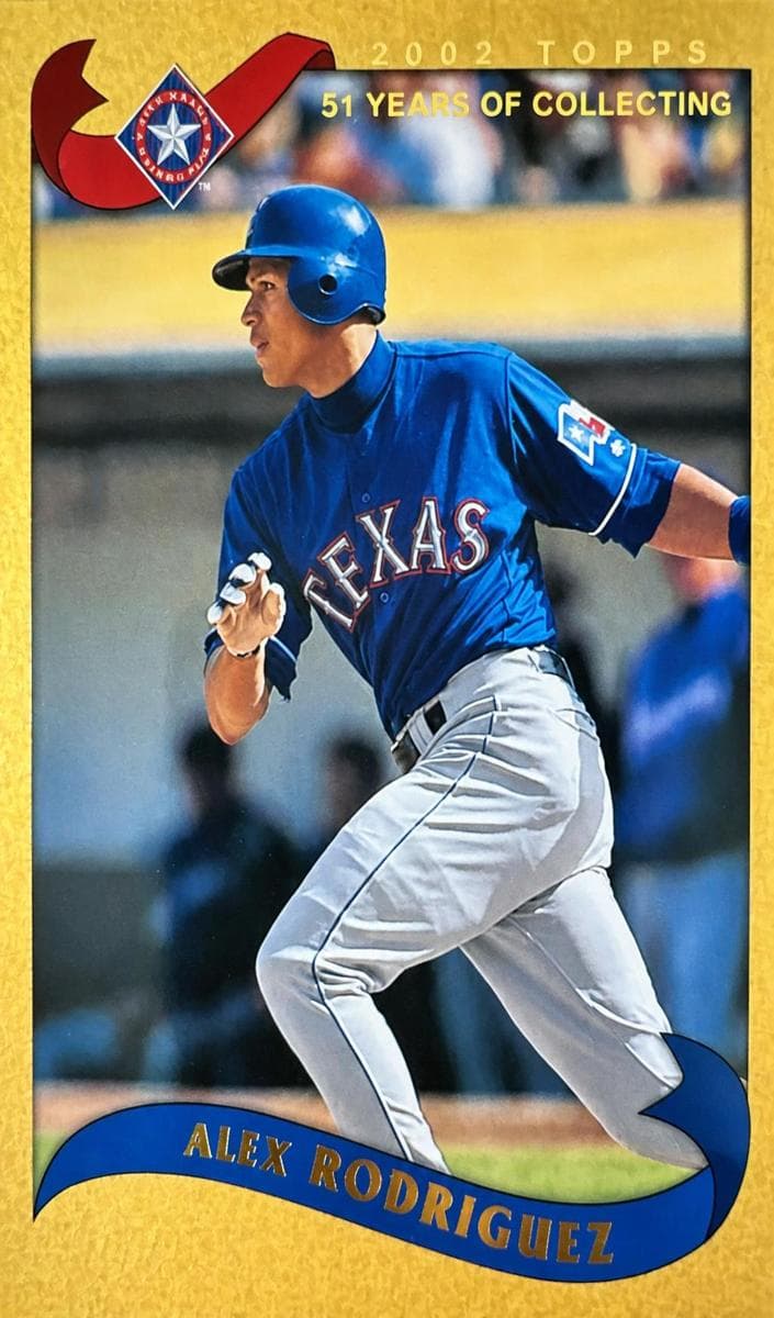 Alex Rodriguez 2002 topps
