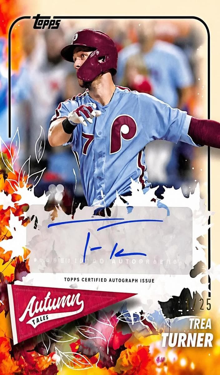 Trea Turner 2024 topps Topps Update