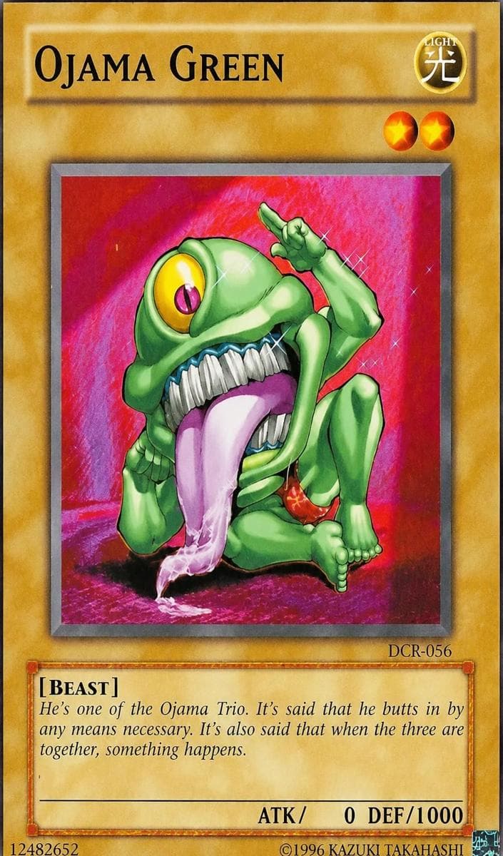 Ojama Green 2003 Yu-Gi-Oh! Dark Crisis