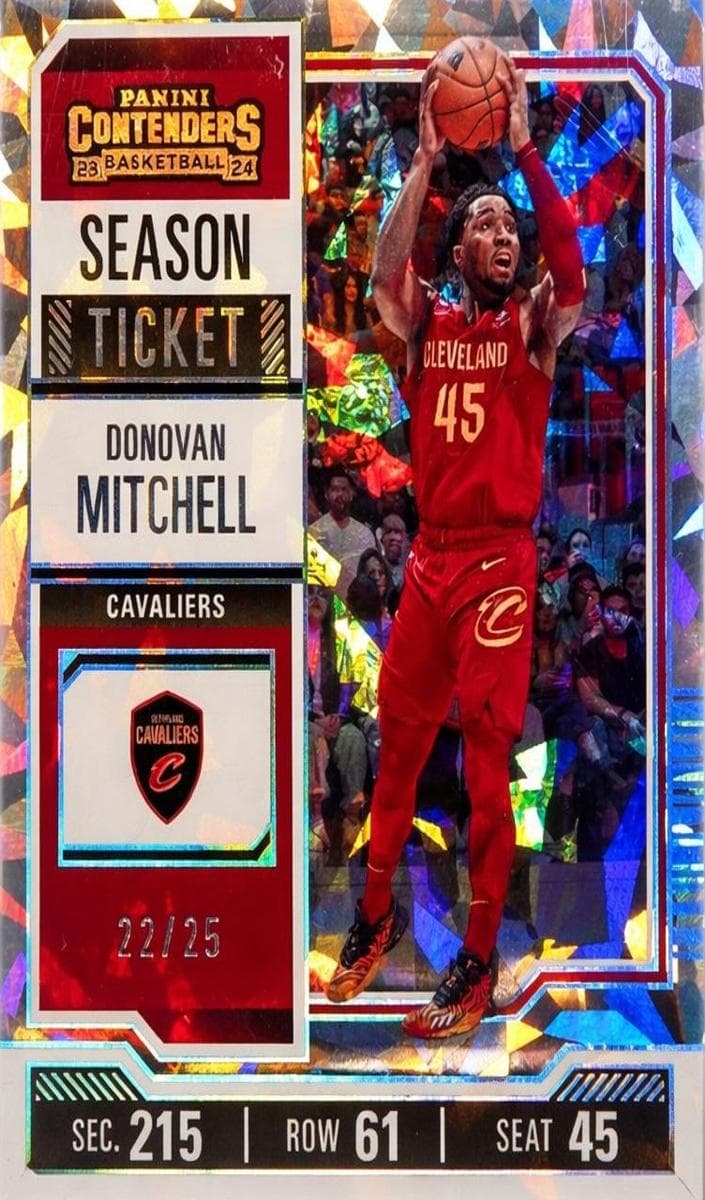 Donovan Mitchell 2023 panini Panini Contenders
