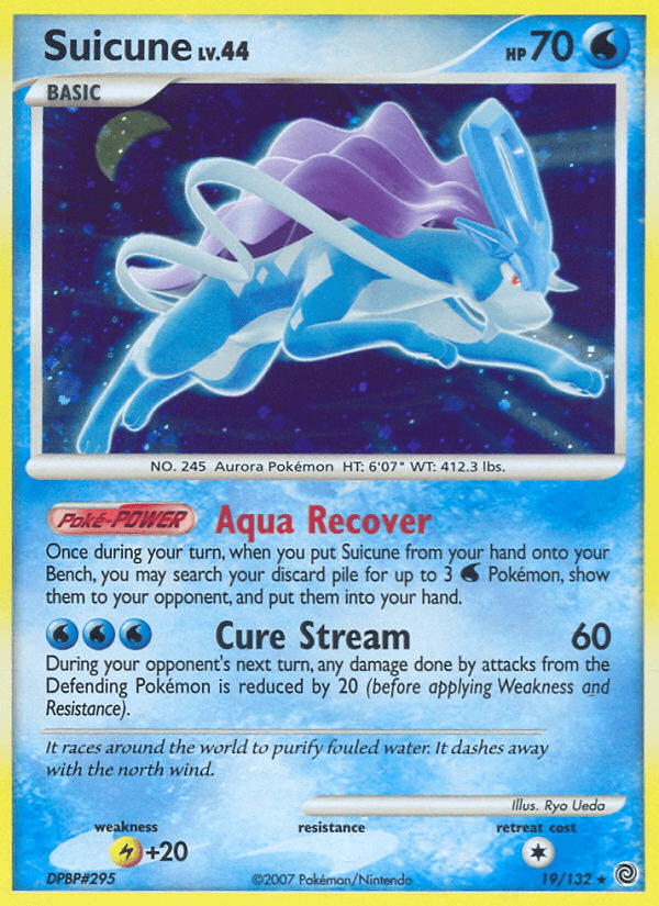 Suicune 2007 Pokemon Secret Wonders