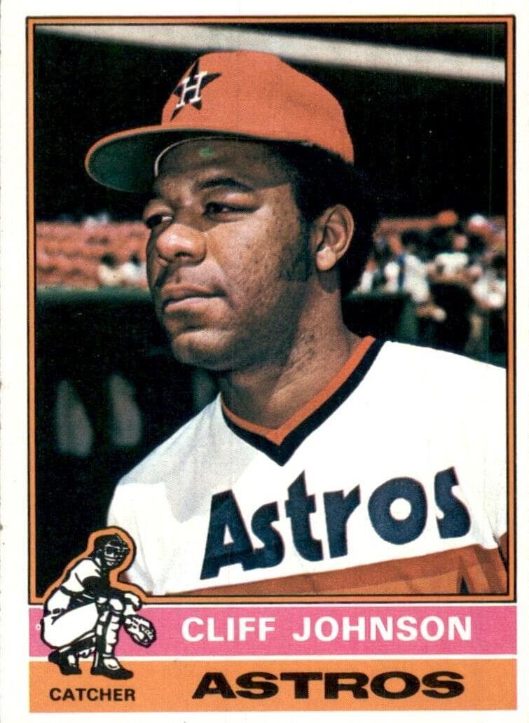 Cliff Johnson 1976 topps Topps