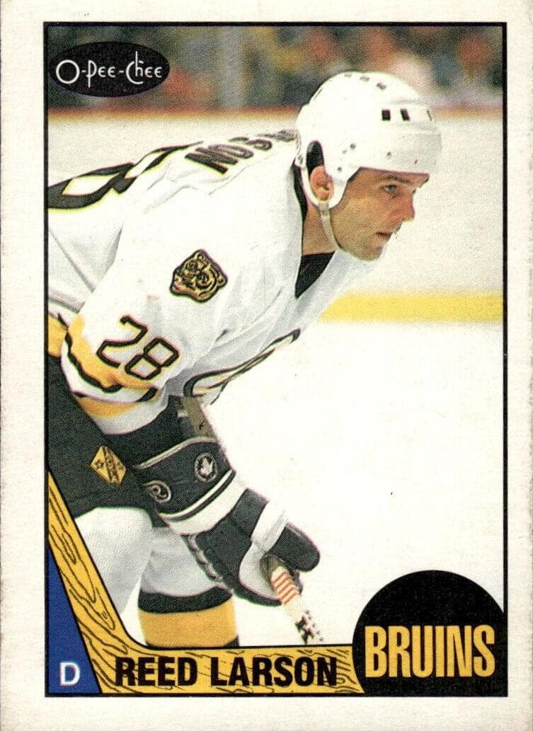 Reed Larson 1987 topps O-Pee-Chee