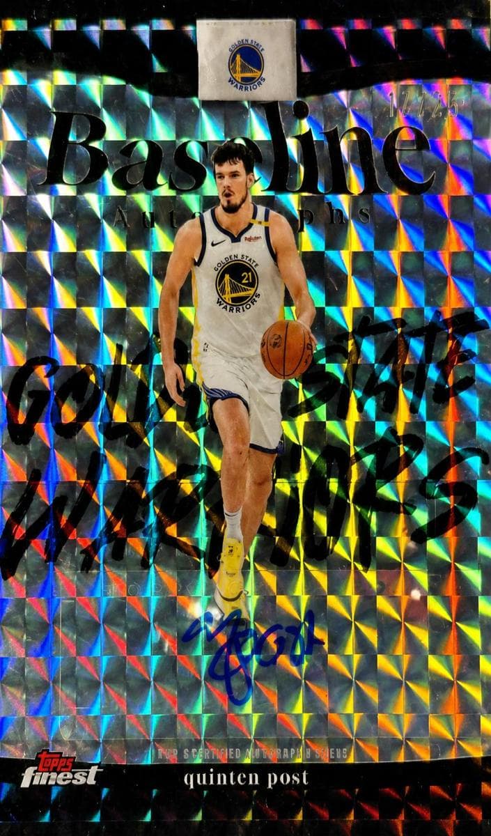 Quinten Post 2025 topps Topps Finest