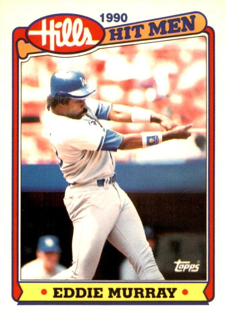 Eddie Murray 1990 topps Hills Hit Men