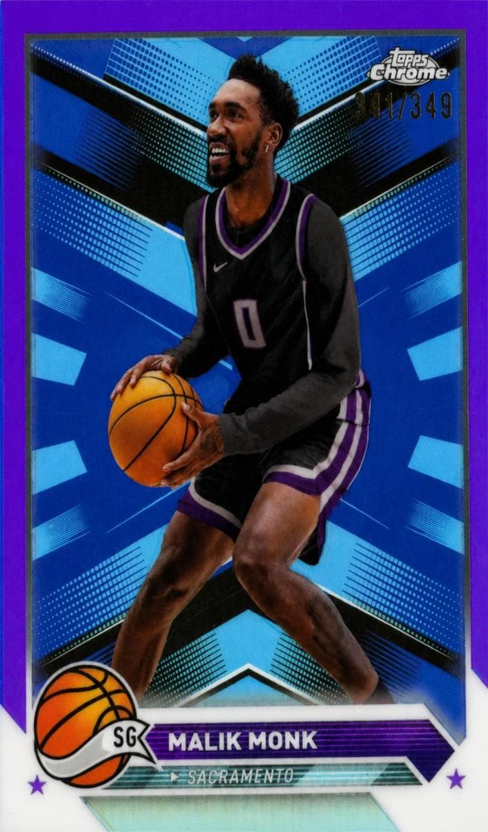 Malik Monk 2023 topps Topps Chrome