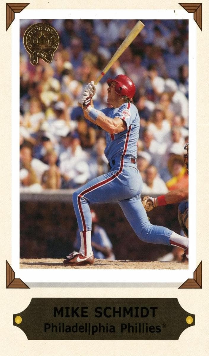 Mike Schmidt 2001 fleer Fleer Greats of the Game