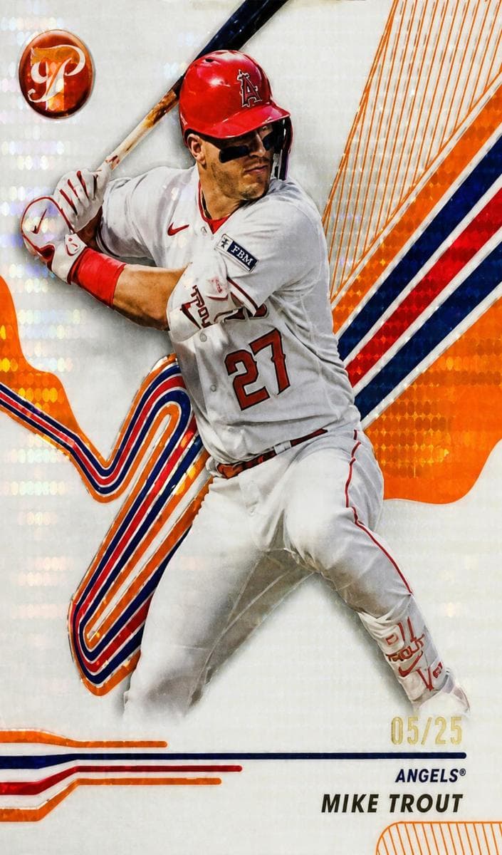Mike Trout 2024 topps Topps Pristine