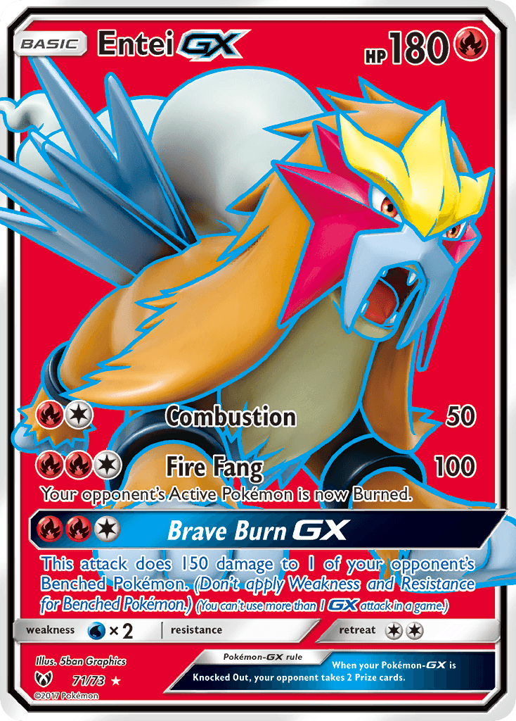 Entei GX 2017 Pokemon