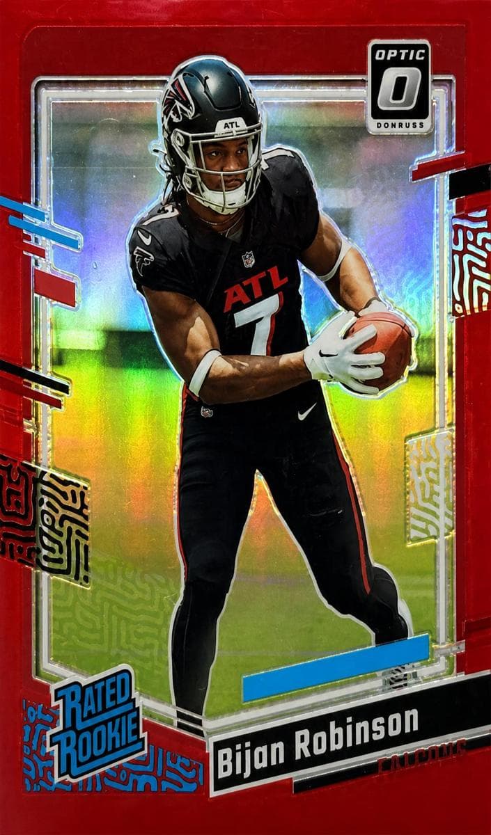 Bijan Robinson trading card