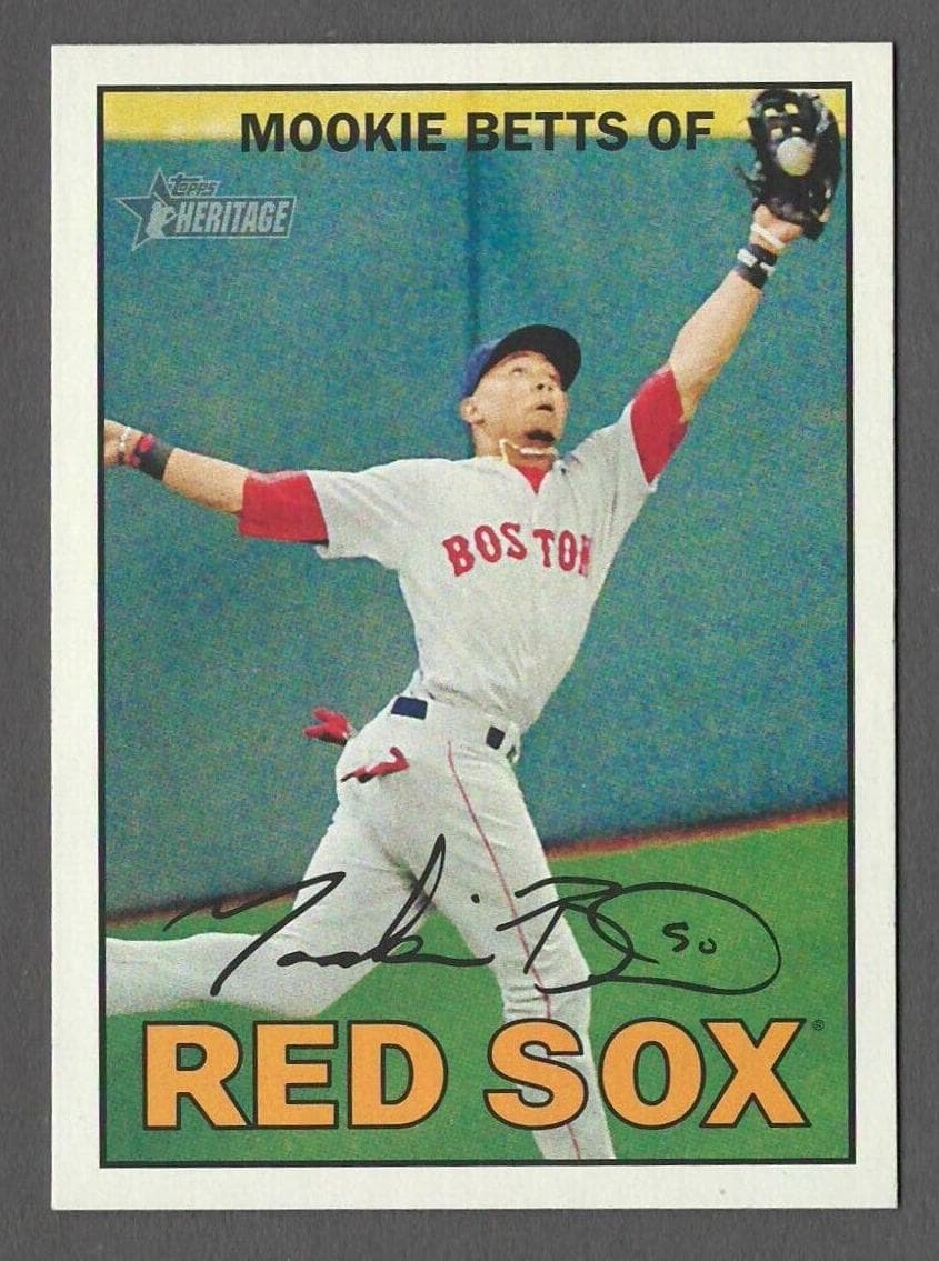 Mookie Betts 2016 topps