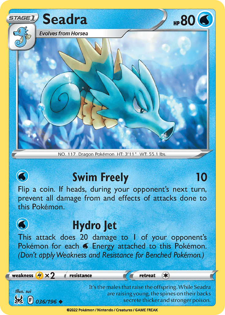 Seadra 2022 Pokemon