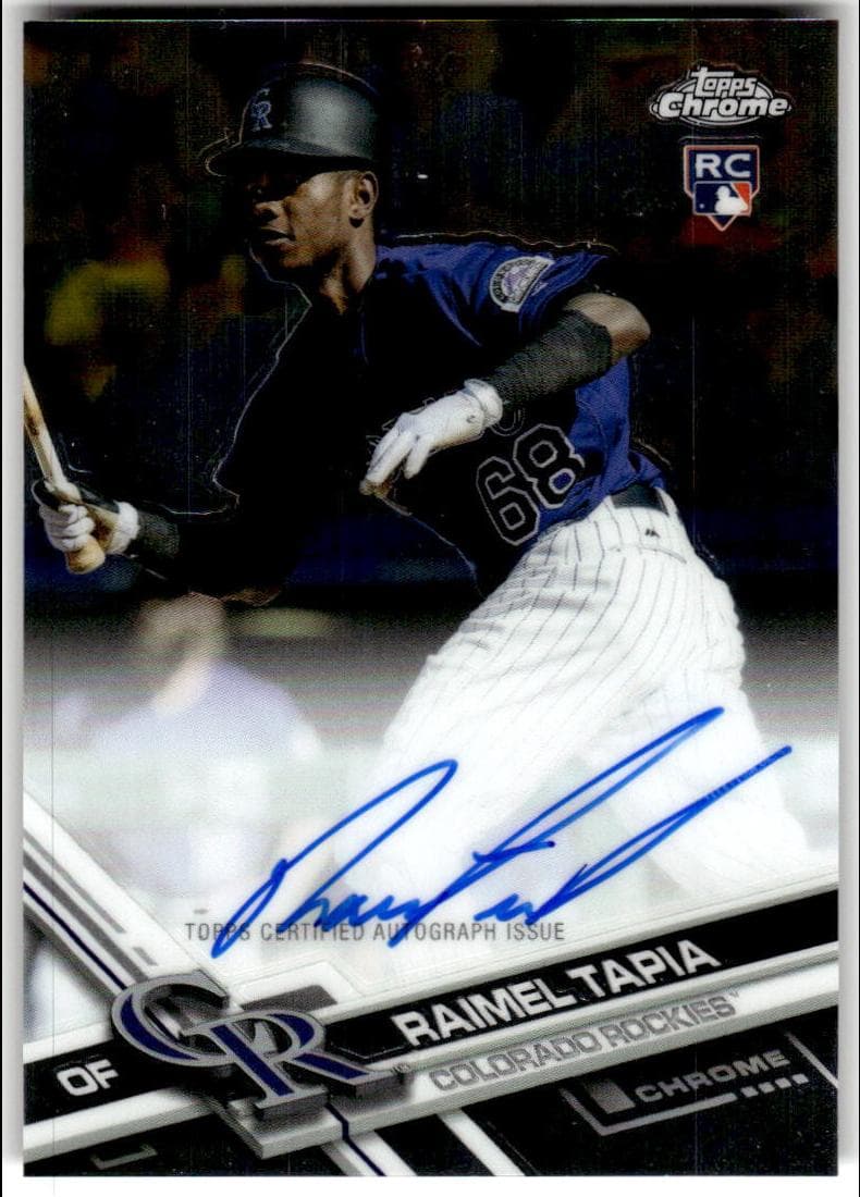 Raimel Tapia 2017 topps Topps Chrome