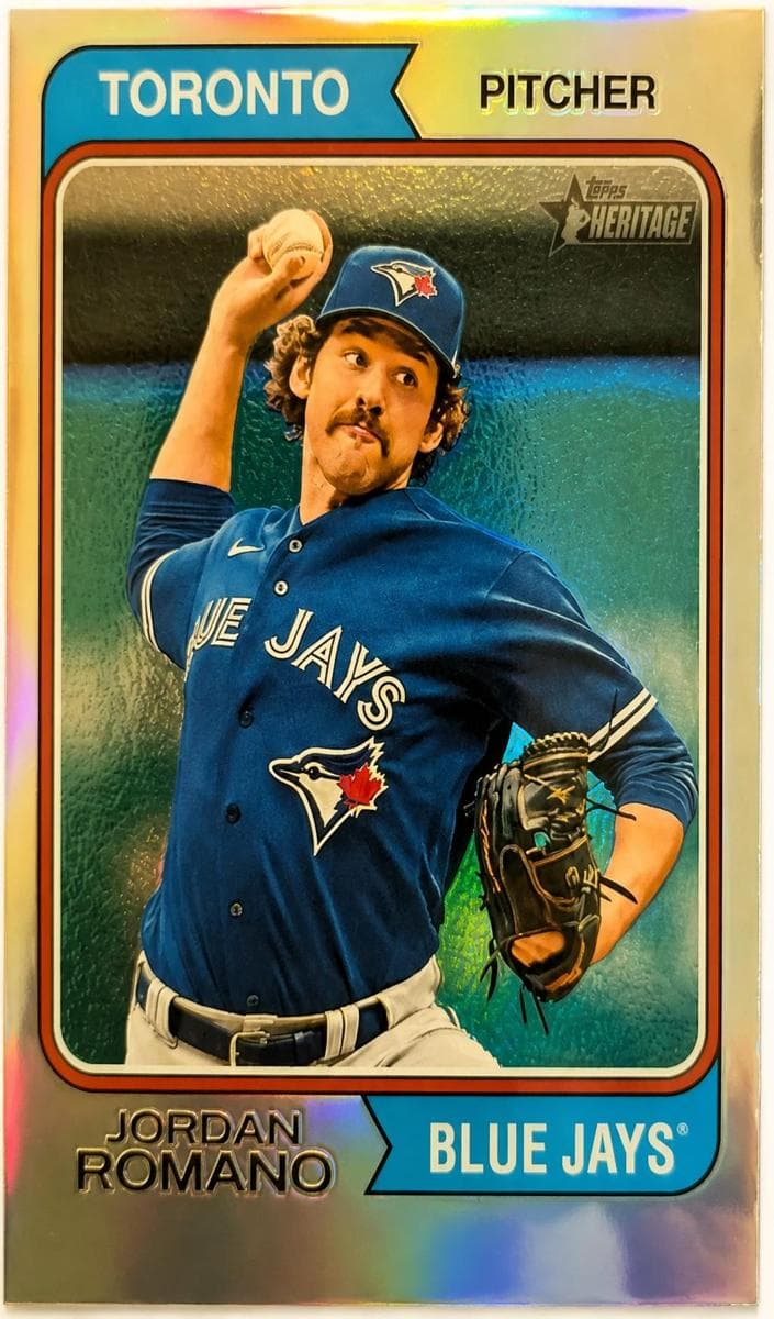 Jordan Romano trading card