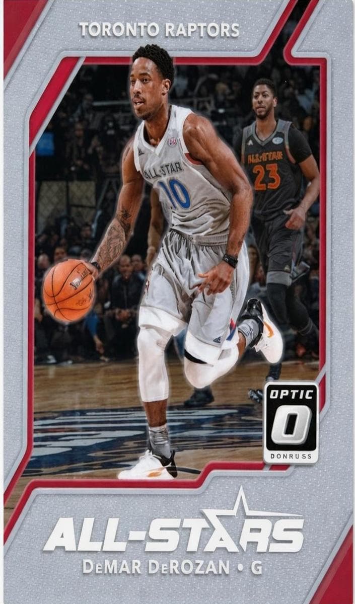DeMar DeRozan 2017 panini Donruss Optic