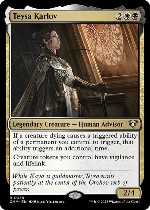 Teysa Karlov 2023 Magic: The Gathering Multiverse Legends