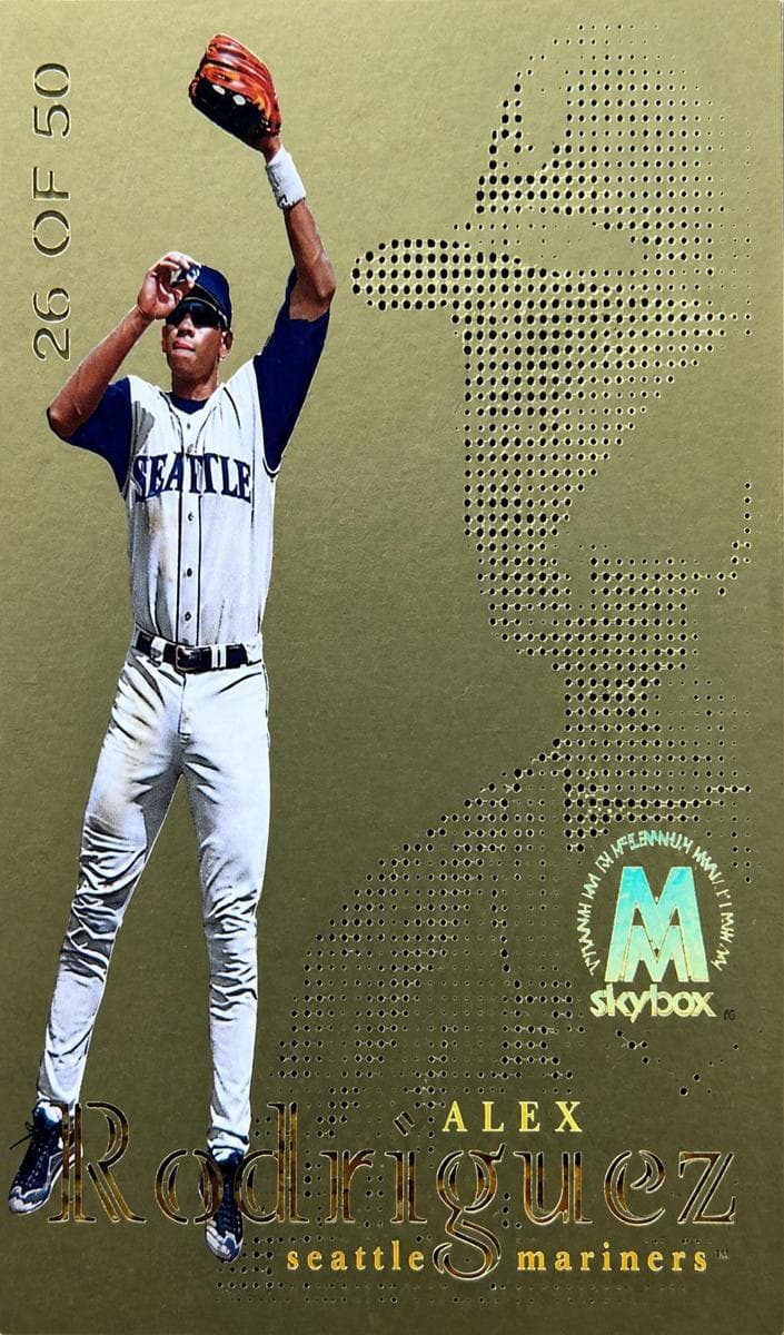Alex Rodriguez 1999 fleer SkyBox Molten Metal