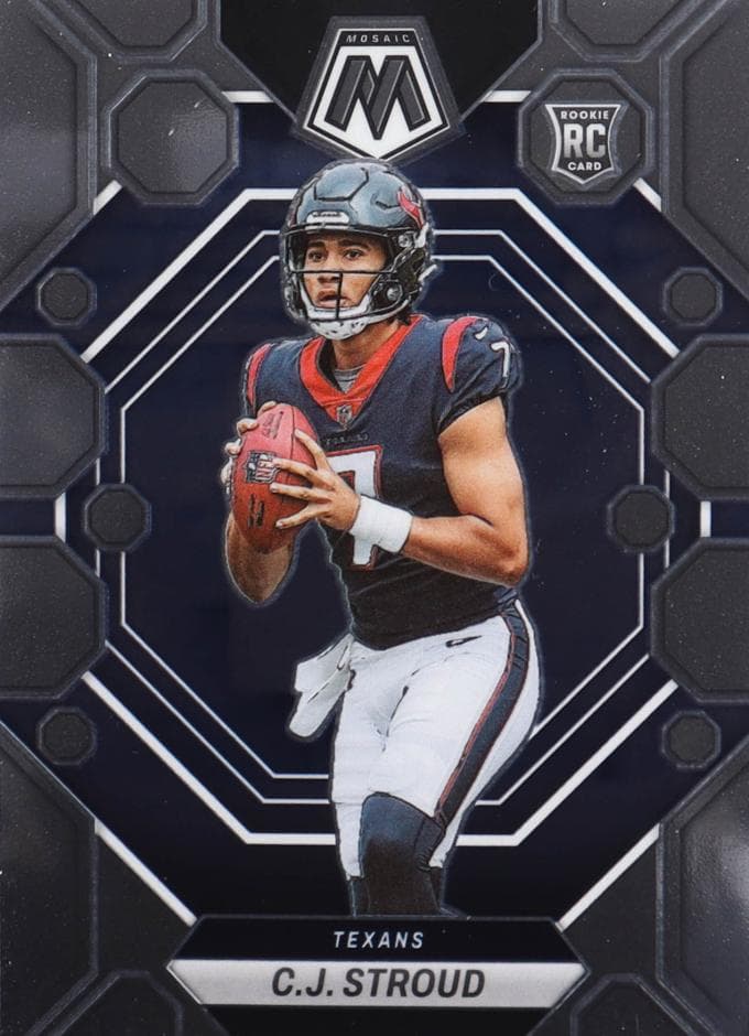 C.J. Stroud 2023 Panini Mosaic rookie card
