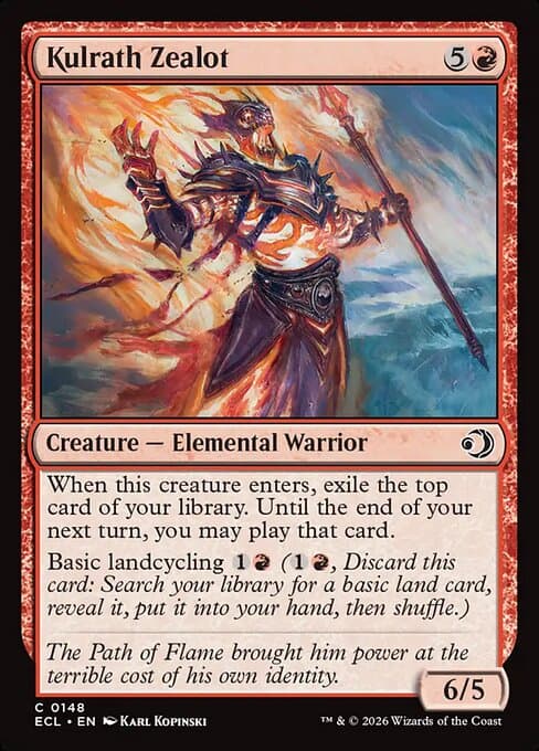 Kulrath Zealot 2026 Magic: The Gathering Lorwyn Eclipsed